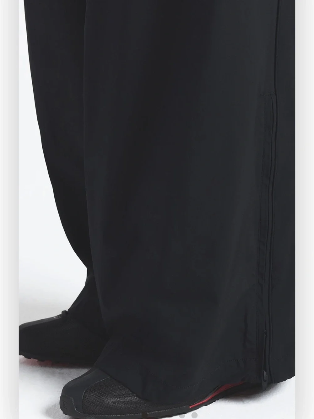 SKIMS NIKE NWT Woven Nylon Pants in OBSIDIAN SZ XS - Picture 3 of 10